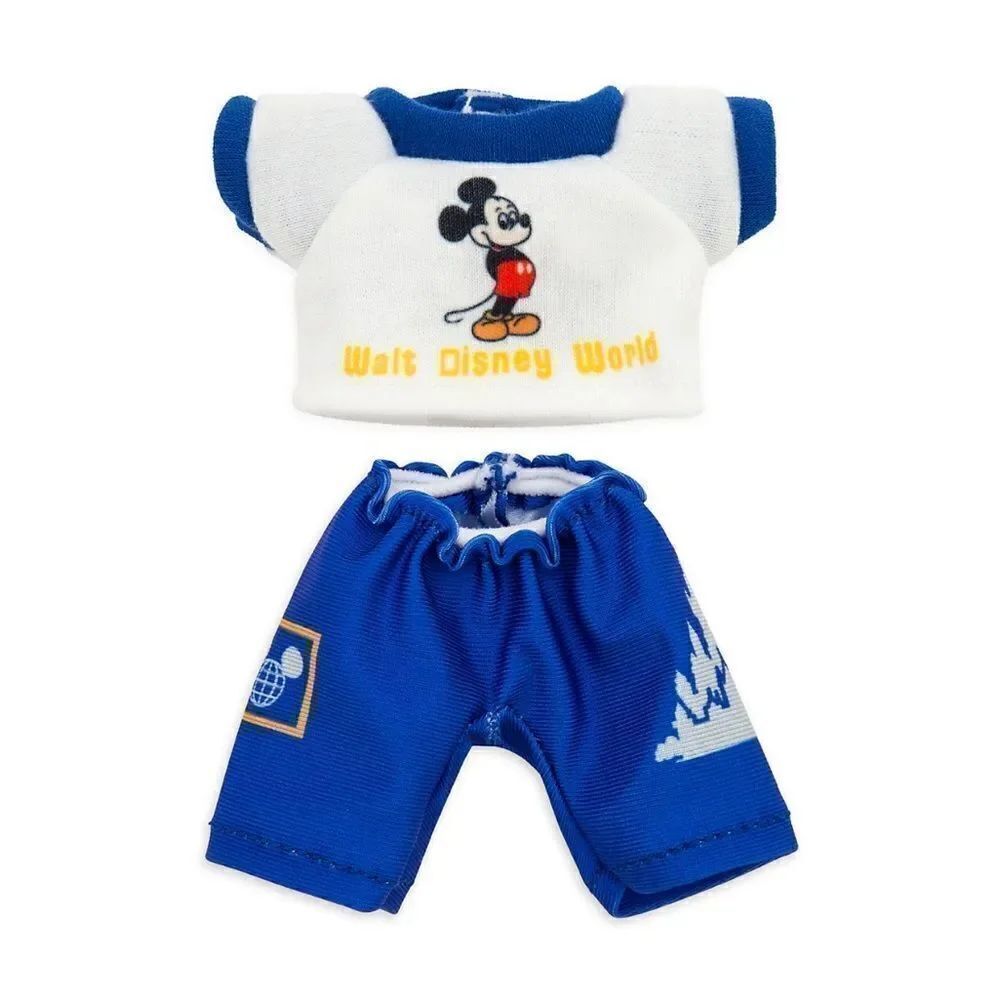 Disney NuiMOs 50th Anniversary Blue and White 2 Piece Outfit NWT